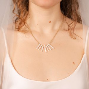 Halskette Braut Perle