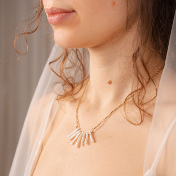 Halskette Braut Perle